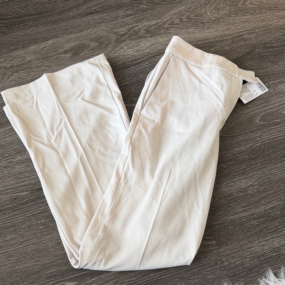 H&M Cream Women's Trousers